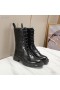 Dior Explorer Členok Boot Dior Šikmé Plastický Black Teľacina