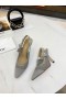 Dior J'ADior Slingback Čerpadlo 95 mm Šedá
