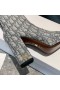 Dior Šikmé Tlač Podpätky Boot Šedá
