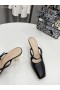 Dior Ženy Tkaných Čerpadiel Black