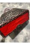 Christian Louboutin Cabarock Tote Bag Leopard Tlač Kožené Hnedé