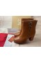 Christian Louboutin Cl Zip Korisť 70 Mm Nízke Topánky Teľa Kožené Cuoio Christian Louboutin Topánky
