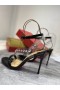 Christian Louboutin Corinetta Sandále 100mm Patent Specchio PVC Čierna