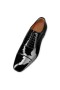Christian Louboutin Greggyrocks Oxfords Topánky, Lakovaná Koža Čierna