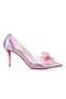 Christian Louboutin Jelly Kamienkami 80 Čerpadlá Pvc Dúhové Nappa Kože A Kamienkami Parme
