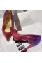 Christian Louboutin Kate Kamienkami Znížiť 100mm Čerpadlá Červená CL Topánky Obchod