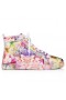 Christian Louboutin Louis High-Top Tenisky Krepové Satin Kvitne Tlač Multicolor