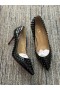 Christian Louboutin Pigalle Hrotmi Čerpadlá 85mm lakovaná Koža Čierna