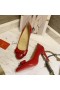 Christian Louboutin Simplenodo Luk Čerpadlá 85mm lakovaná Koža Červená