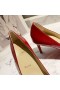 Christian Louboutin Simplenodo Luk Čerpadlá 85mm lakovaná Koža Červená