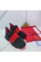 Christian Louboutin Spike Ponožka Mužov Tenisky Neoprénová Black Red