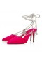 Christian Louboutin Astrid Čipky Kamienkami 85 Mm Strappy Čerpadlá Zamat A Kamienkami Glam