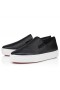 Christian Louboutin Boatissimo Slip-On Tenisky Teľa Kožené Čierne CL Topánky