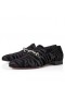 Christian Louboutin Equiswing Mokasíny Quagga Black Velvet Christian Louboutin Topánky