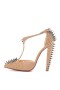 Christian Louboutin Goldostrap Hrotmi Čerpadlá 100mm Nappa Kože Nuda
