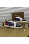 Christian Louboutin Louis Junior Hrotmi Tenisky Kvetinový Tlač Kožené Multicolor