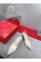 Christian Louboutin Čerpadlá Hlúposti Kamienkami 70 mm Očkami Biela Christian Louboutin Topánky