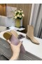 Jimmy Choo Členok Boot 50mm Plastický Koža Béžová