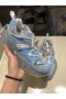 Jimmy Choo Diamond Trail Multicolor Kožené Oka Modrá Sivá