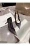 Jimmy Choo Láska 80mm Oka Ukázal Prst Čerpadlá Kryštály Black