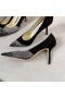 Jimmy Choo Láska 85 Čerpadlá Semiš Čierna
