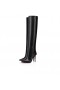 Christian Louboutin Astrilarge Botta 100 Mm Topánky Teľa Kožené Čierne Christian Louboutin Topánky