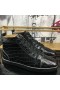Christian Louboutin Louis Ploché High-Top Tenisky Krokodíla Plastický Kožené Čierne