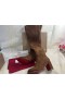 Christian Louboutin Stretchadoxa Botta Alta 70 MM ThighBoots Veau Velours Hnedá