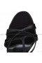 Christian Louboutin Tangueva 100 Mm Strappy Sandále Kožené Čierne Christian Louboutin Topánky