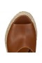 Christian Louboutin Ariella Zeppa 130 Mm Espadrily Teľa Kožené Cuoio Christian Louboutin Topánky