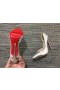 Christian Louboutin Iriza 100mm Čerpadlá Krokodíla Plastický Striebro