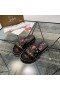 Christian Louboutin Maľované Papuče Mužov Black Listov CL Topánky