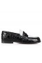 Christian Louboutin Penny Mokasíny Alligator Plastický Teľa Kožené Biele CL Topánky