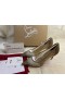 Christian Louboutin Čerpadlá Hlúposti Kamienkami 85mm Verzia Gold Kamienkami CL Topánky