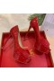 Christian Louboutin Červená Patent Fetish Peep 130 mm Čerpadlá CL Topánky