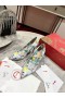 Christian Louboutin Tak Kate Čerpadlá 120 mm Krepové Satin Multicolor
