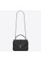 Saint Laurent Stredné College Bag Black Kožené Goatskin