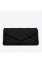 Saint Laurent Sade Puffer Obálky Spojka Black Jahňacie