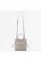 Saint Laurent Uptown Malé Tote Blanc Hladké Kože