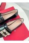 Roger Vivier Mini Broche Pracky Mokasíny Čierna Lakovaná Koža