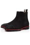 Christian Louboutin Boot Melón Kamienkami Black/jet Semiš