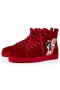 Christian Louboutin High-top Loupin Až Červená/Loubi/multi Obuvi