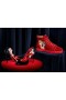 Christian Louboutin High-top Loupin Až Červená/Loubi/multi Obuvi