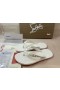 Christian Louboutin Loubi Flip Donna Ploché Bielej Gumy