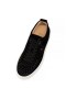 Christian Louboutin Low-top Happyrui Hrotmi Black/black Mat Velours Teniska