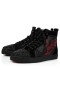 Christian Louboutin Navy Louis Black/indiam Siam Kamienkami Ploché