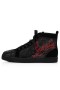 Christian Louboutin Navy Louis Black/indiam Siam Kamienkami Ploché