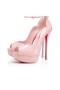 Christian Louboutin Platformy Kolo Mačka 150 mm Poupee/lin Poupee Patent