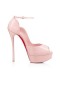 Christian Louboutin Platformy Kolo Mačka 150 mm Poupee/lin Poupee Patent