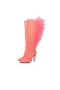 Christian Louboutin Vysoký Boot Libellibotta 100 mm Bubble Gum Rete